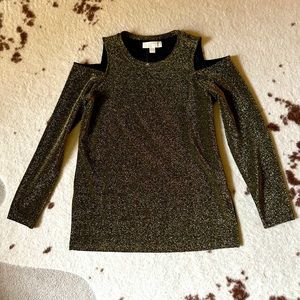 NEW! Michael Kors Cold Shoulder Top